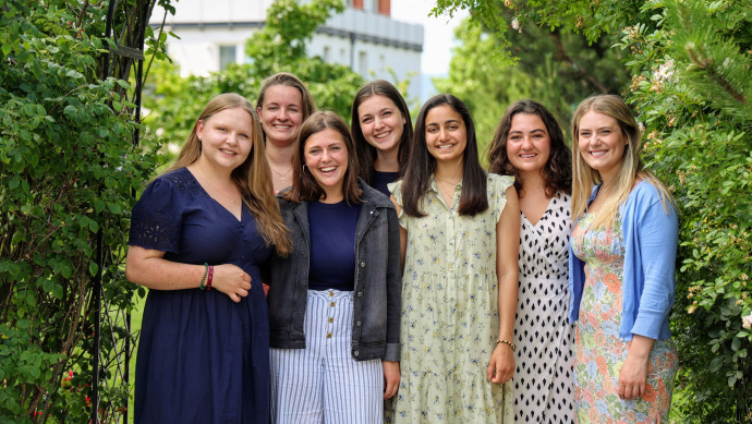 Students at an opening session
